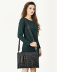 American Darling Hand Tooled Genuine Leather Women Bag Western Handbag Purse