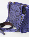 American Darling Hand Tooled Genuine Leather Women Bag Western Handbag Purse