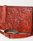 American Darling Hand Tooled Genuine Leather Women Bag Western Handbag Purse