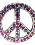 Western Screw Back Concho Bling Fuchsia Crystals Headstall Tack