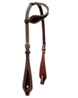 Bar H Equine Western Genuine Leather Horse Tack Set Dark Brown