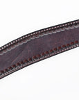 Bar H Equine Western Genuine Leather Horse Tack Set Dark Brown