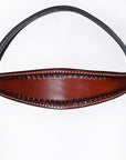 Bar H Equine Western Leather Headstall & Breast Collar Dark Brown