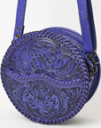 American Darling Canteen Hand Tooled Genuine Leather Women Bag Western Handbag Purse