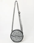American Darling Canteen Hand Tooled Genuine Leather Women Bag Western Handbag Purse