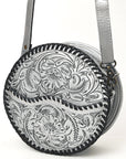 American Darling Canteen Hand Tooled Genuine Leather Women Bag Western Handbag Purse