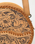 American Darling Canteen Hand Tooled Genuine Leather Women Bag Western Handbag Purse