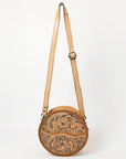 American Darling Canteen Hand Tooled Genuine Leather Women Bag Western Handbag Purse