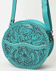 American Darling Canteen Hand Tooled Genuine Leather Women Bag Western Handbag Purse