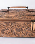 American Darling Jewelry Case Hand Tooled Genuine Leather Women Bag Western Handbag Purse
