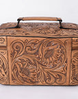 American Darling Jewelry Case Hand Tooled Genuine Leather Women Bag Western Handbag Purse