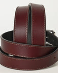 American Tanner Western Grain Leather Unisex Holster Belt Men Women Brown