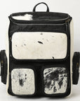 Ohlay Bags OHG182 American Western Luxury Man,Women Style Backpack Genuine Hair-On Leather Bag