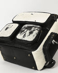 Ohlay Bags OHG182 American Western Luxury Man,Women Style Backpack Genuine Hair-On Leather Bag