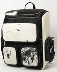 Ohlay Bags OHG182 American Western Luxury Man,Women Style Backpack Genuine Hair-On Leather Bag