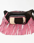 Ohlay Bags OHG186B FANNY PACK Hair-on Genuine Leather women bag western handbag purse