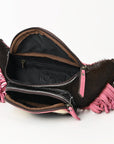 Ohlay Bags OHG186B FANNY PACK Hair-on Genuine Leather women bag western handbag purse