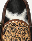 Ohlay Bags OHG187 Sling Hand Tooled Hair-On Genuine Leather Women Bag Western Handbag Purse
