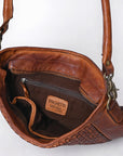 Spaghetti Western Hobo Genuine Leather Women Bag Western Handbag Purse