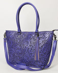 American Darling Tote Hand Tooled Genuine Leather Women Bag Western Handbag Purse