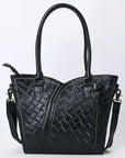 Tote Hand Tooled Genuine Leather women bag western handbag purse
