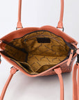 Tote Hand Tooled Genuine Leather women bag western handbag purse