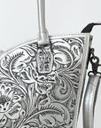 Tote Hand Tooled Genuine Leather women bag western handbag purse