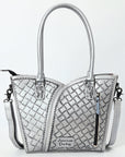Tote Hand Tooled Genuine Leather women bag western handbag purse