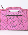 Clutch Hand Tooled Genuine Leather women bag western handbag purse