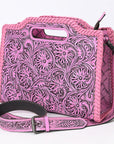 Clutch Hand Tooled Genuine Leather women bag western handbag purse
