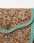 American Darling Crossbody Hand Tooled Genuine Leather women bag western handbag purse