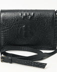 American Darling ADBG1193 Wallet Crocodile Embossed Genuine Leather Women Bag Western Handbag Purse