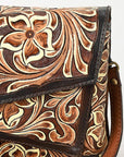 American Darling Adbga560 Cross Body I Hand Tooled Genuine Leather Women Bag Western Handbag Purse
