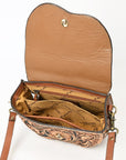 American Darling Adbga561 Small Crossbody Hand Tooled Genuine Leather Women Bag Western Handbag Purse
