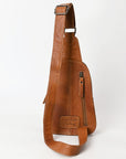 American Darling Sling Hand Tooled Genuine Leather Women Bag Western Handbag Purse
