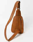 American Darling Sling Hand Tooled Genuine Leather Women Bag Western Handbag Purse