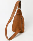 American Darling Sling Hand Tooled Genuine Leather Women Bag Western Handbag Purse
