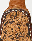 American Darling Sling Hand Tooled Genuine Leather Women Bag Western Handbag Purse