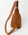 American Darling Sling Hand Tooled Genuine Leather Women Bag Western Handbag Purse