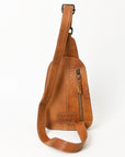 American Darling Sling Hand Tooled Genuine Leather Women Bag Western Handbag Purse