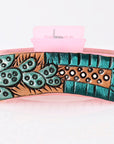 Beautifully Hand Tooled Women Ladies Hair Band Clip Clutcher
