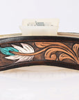 Beautifully Hand Tooled Women Ladies Hair Band Clip Clutcher