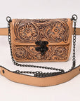 American Darling Crossbody Hand Tooled Genuine Leather women bag western handbag purse