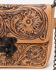 American Darling Crossbody Hand Tooled Genuine Leather women bag western handbag purse