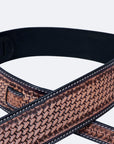 Hilason American Western Floral Hand Tooled Genuine Leather Guitar Strap