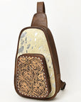 American Darling Sling Hand Tooled Saddle Blanket Genuine Leather women bag western handbag purse