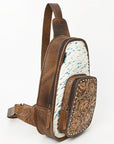 American Darling Sling Hand Tooled Saddle Blanket Genuine Leather women bag western handbag purse