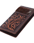 BAR H EQUINE Genuine Leather Rodeo - Bifold & Trifold Wallet For Men Women