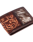 BAR H EQUINE Genuine Leather Rodeo - Bifold & Trifold Wallet For Men Women