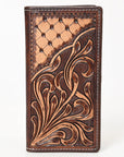 BAR H EQUINE Genuine Leather Rodeo - Bifold & Trifold Wallet For Men Women